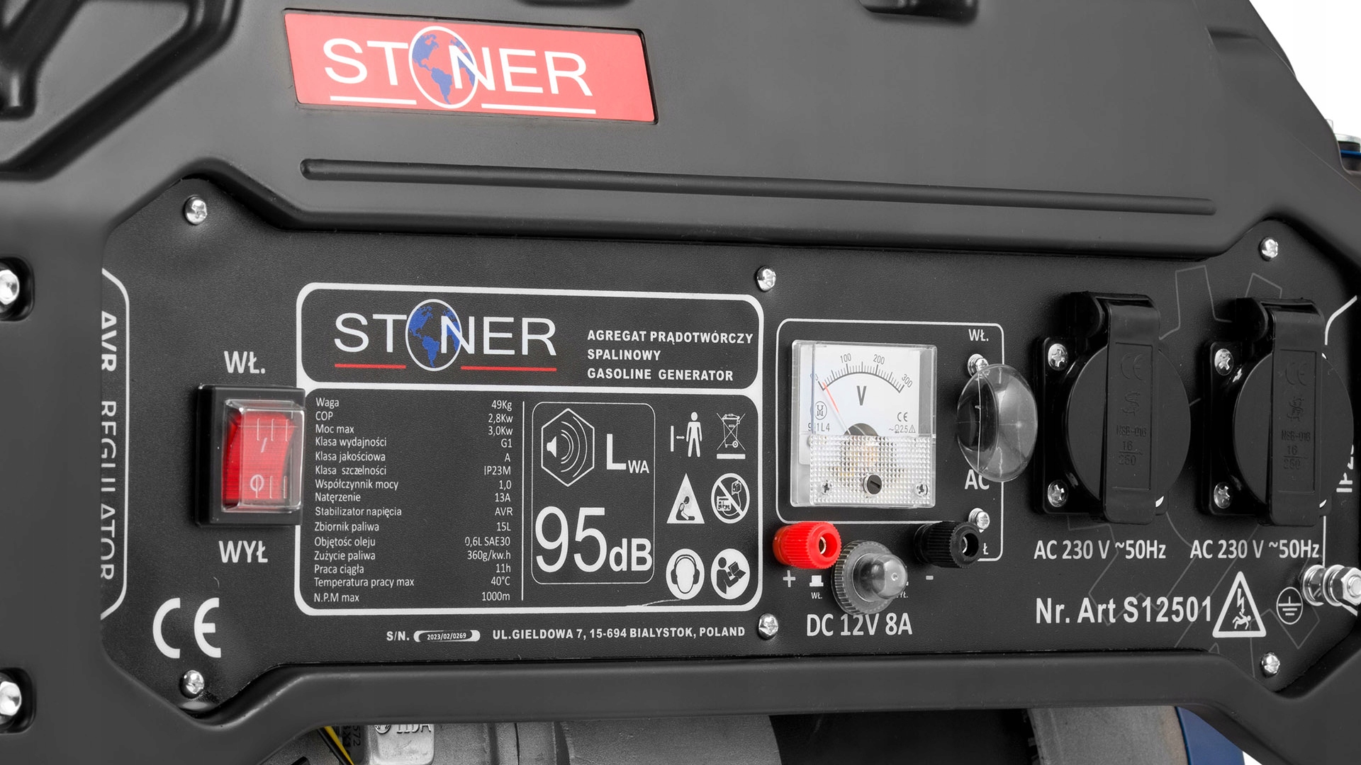 STONER GENERATOR AVR POWER GENERATOR Tip portabil