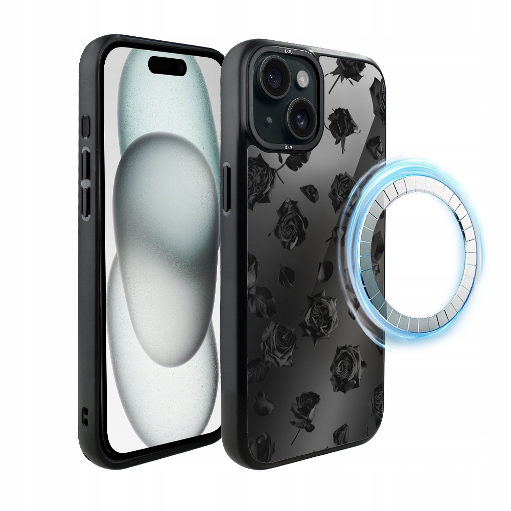 Pouzdro pro iPhone 15 Ibizu DropGuard Matt s MagSafe, růžová barva