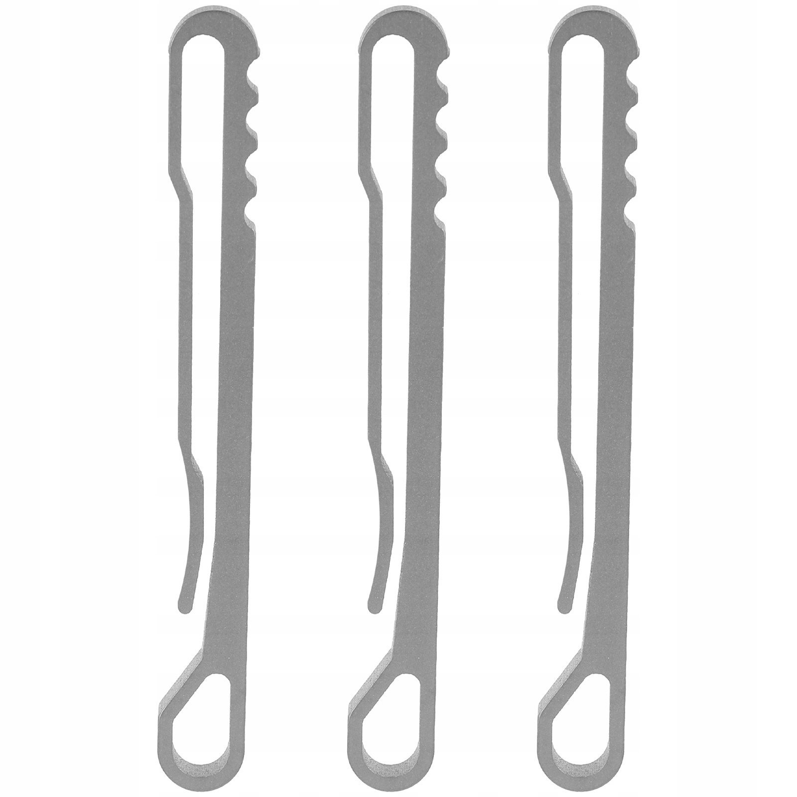 3 Sztuk Multiuse Titanium Spring Snap Hook Karabińczyk do Kluczy Zewnętrznych