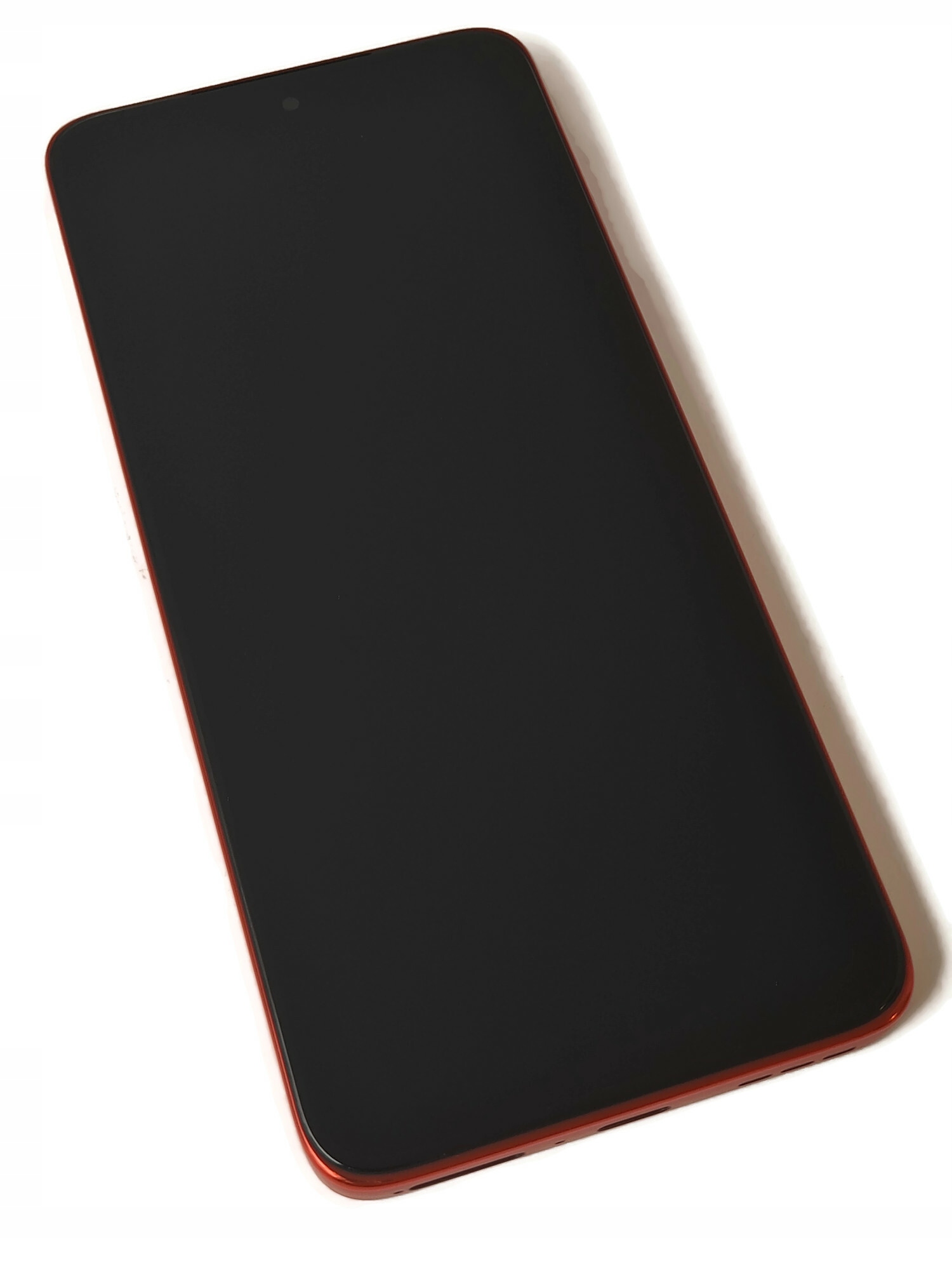 Org LCD displej originální s rámečkem pro Motorola Edge 50 Neo, červený