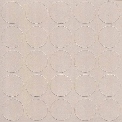 Maskovací Nábytkové Záslepky Pro Konfirmáty Samolepící Fi 14 mm Béžová 25