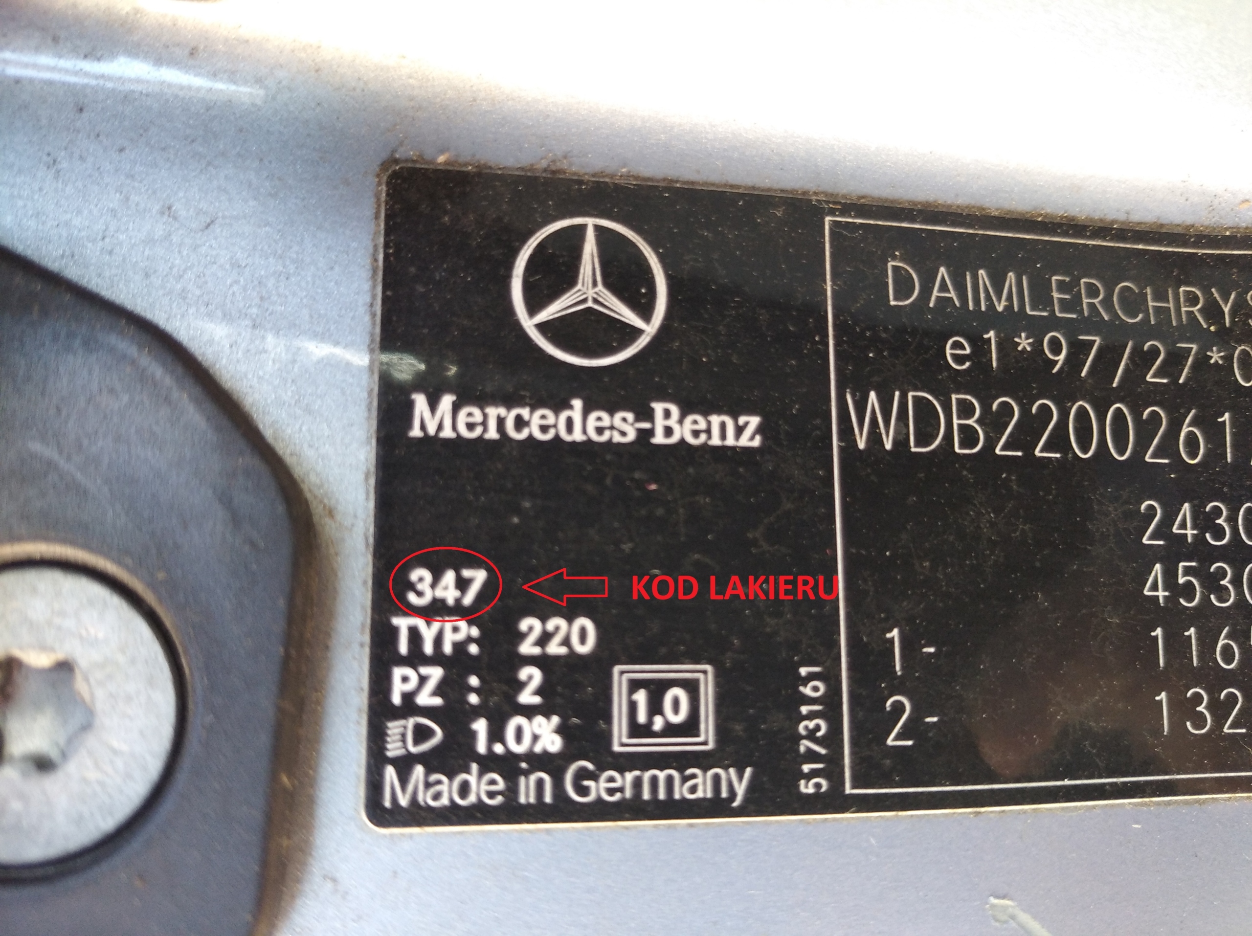 MERCEDES W220 S-KLASA bonnet front grille 347