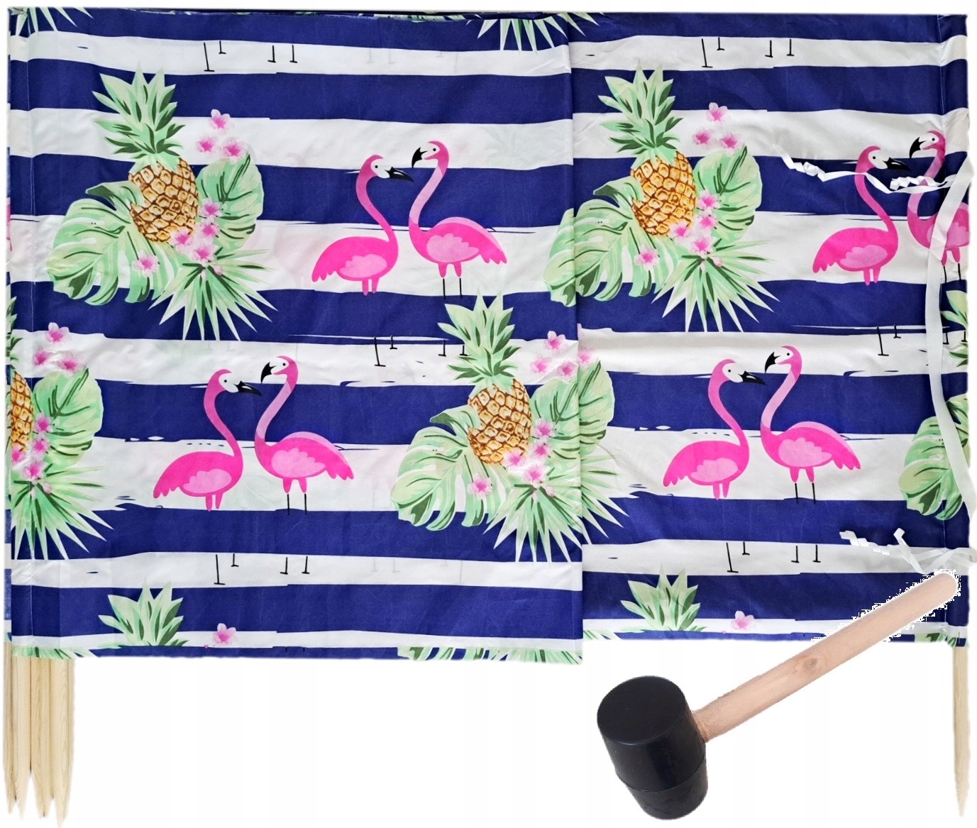 Paraván 15 m Ochrana před větrem a pískem Sada s kladivem