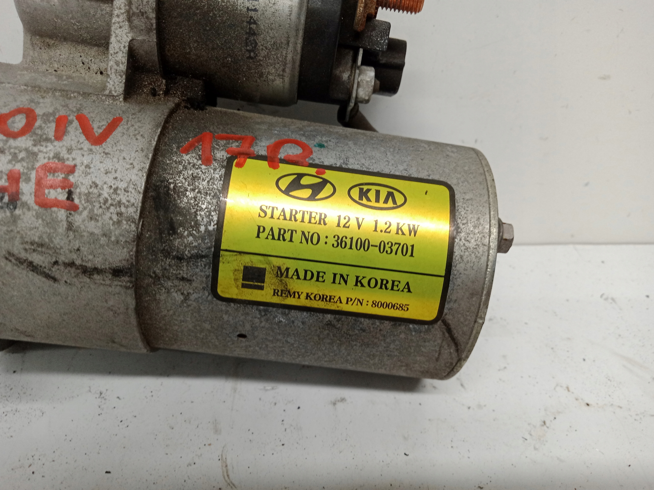 KIA RIO IV starter 1,4 16V 36100-03701 2017