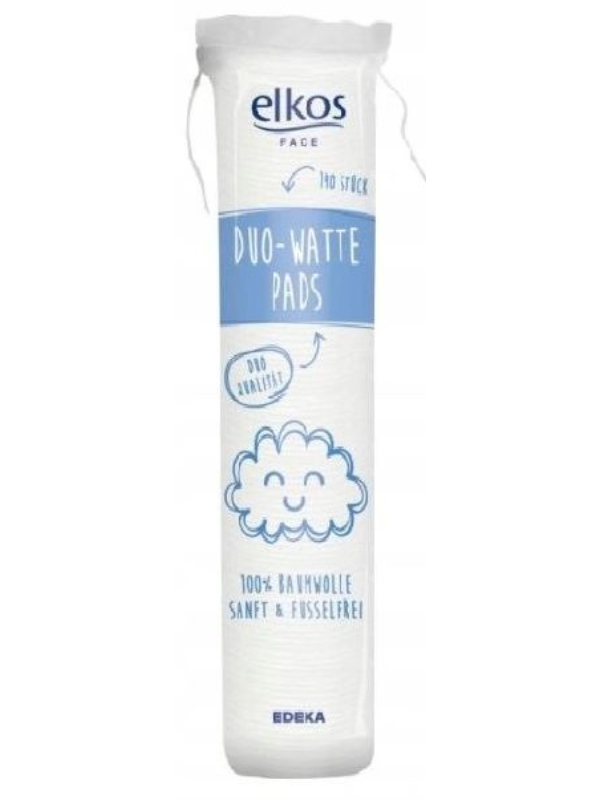 

Elkos płatki kosmetyczne 140szt Duo-Watte Pads