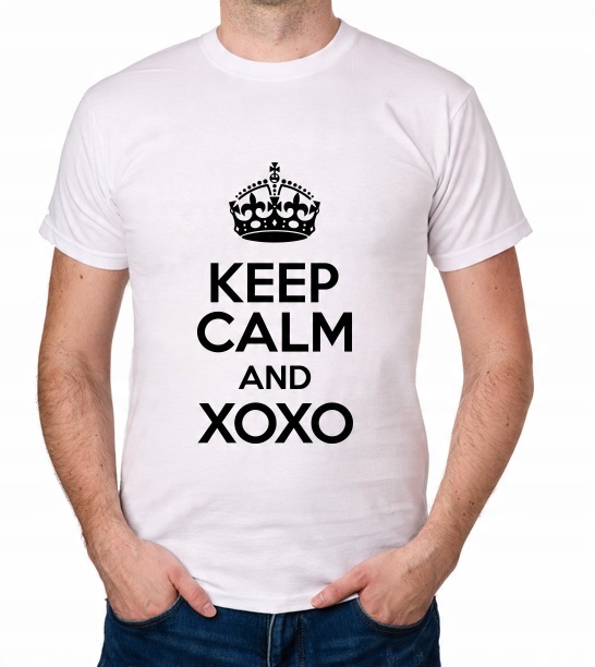

koszulka Keep Calm And Xoxo prezent
