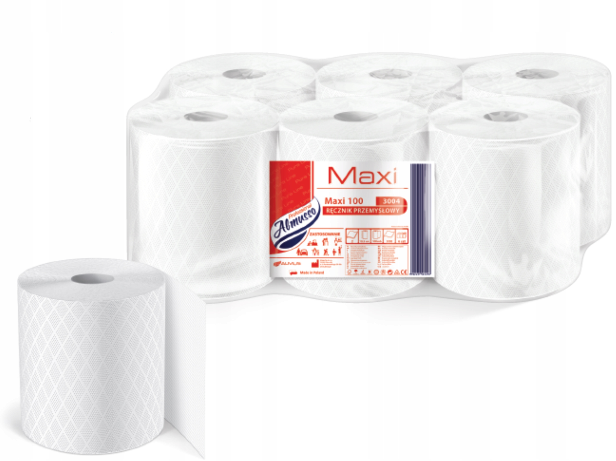 Levně Papírové utěrky Almusso x 6 ks