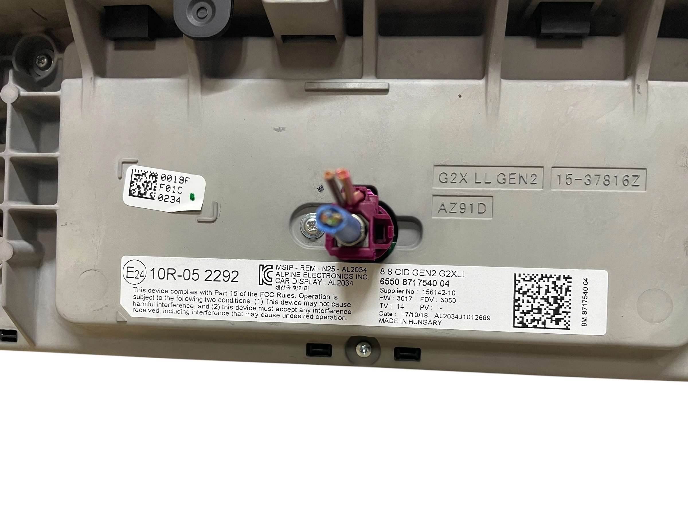 display MONITOR BMW 3 G20 G21 IDEAL