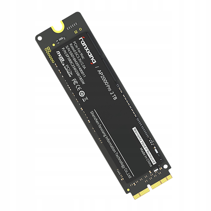Dysk SSD Macbook Pro Air Fanxiang AP2000PRO 2TB M.2 PCIe 2012-2018 Apple Format dysku M.2
