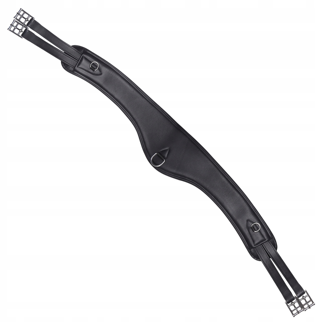 Popręg skórzany anatomiczny półksiężycowy długi Waldhausen 110 cm