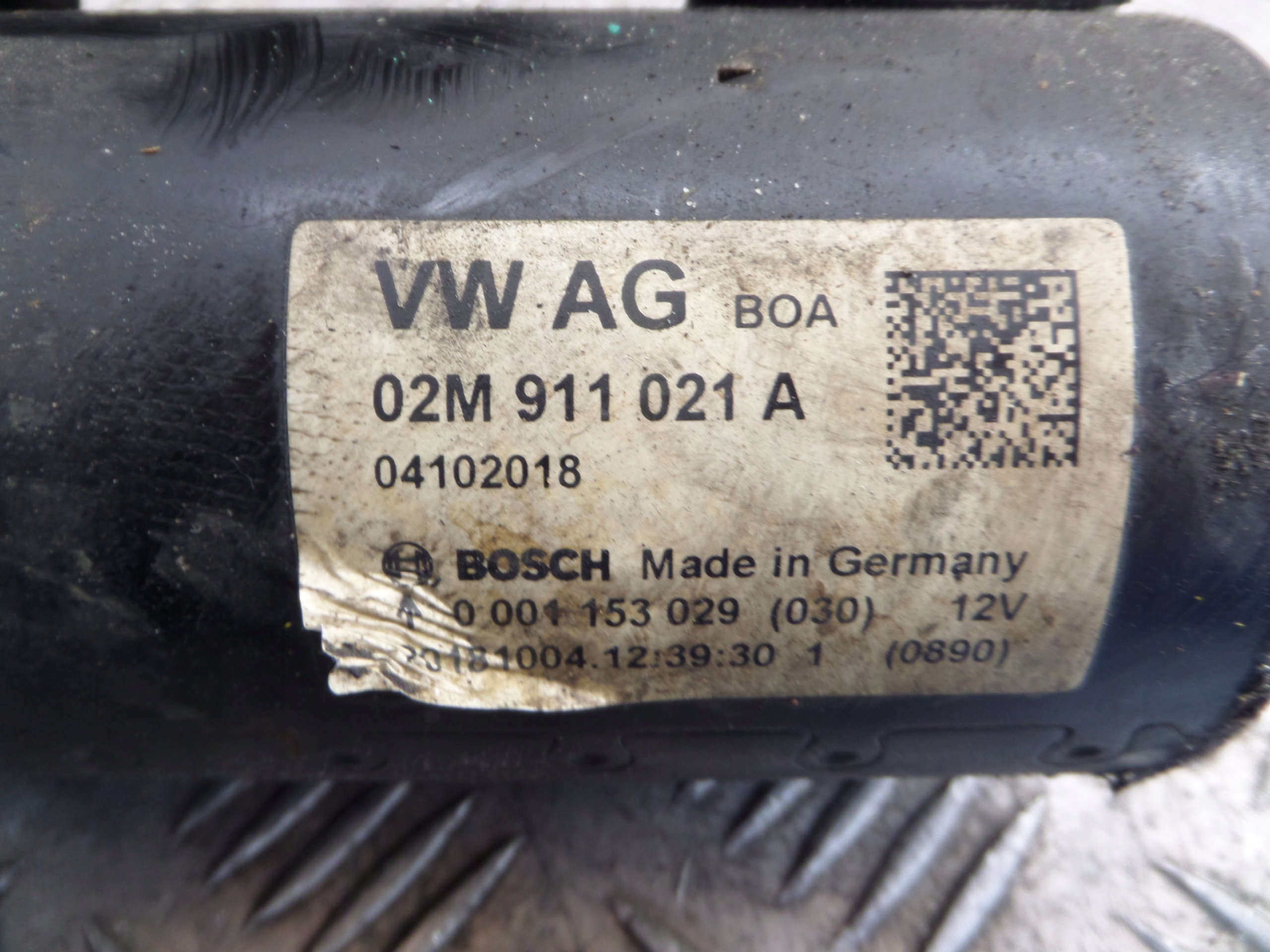 starter BOSCH 02M911021A VW CRAFTER