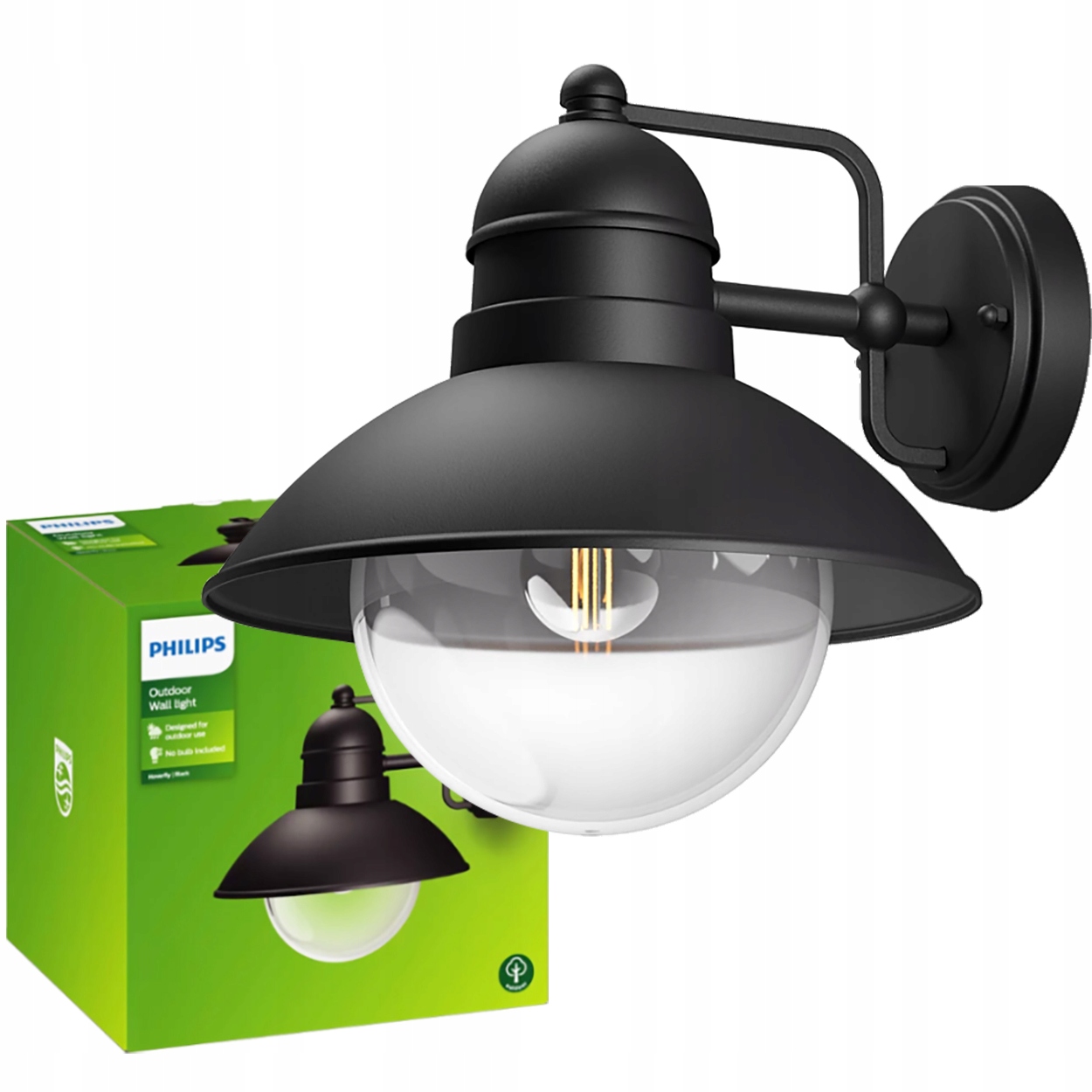 Zahradní Led lampa Fasádní nástěnné svítidlo Hoverfly E27 IP44 Lucerna Philips