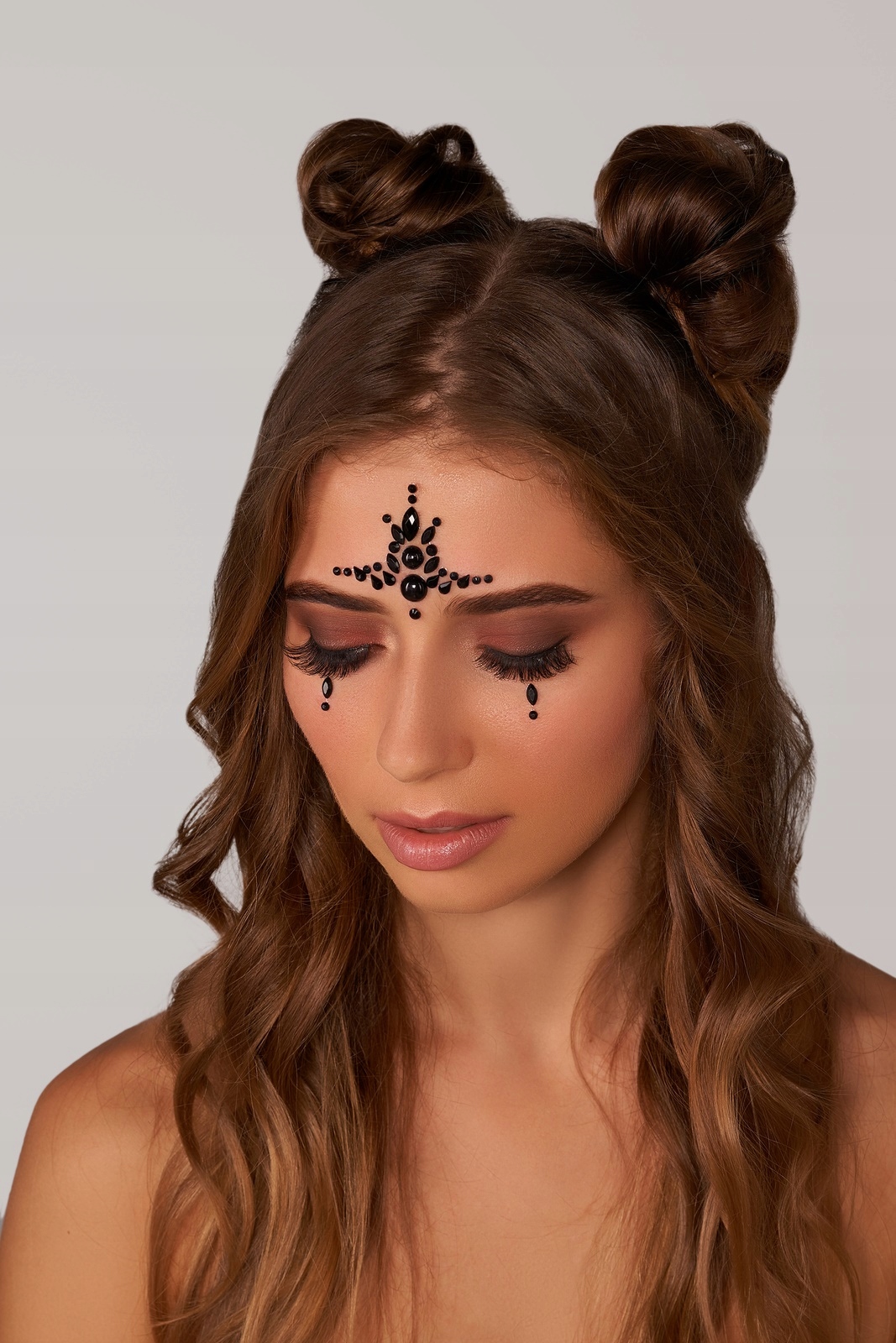 

Naklejki 3D na Twarz Kryształki Makeup kolorowy