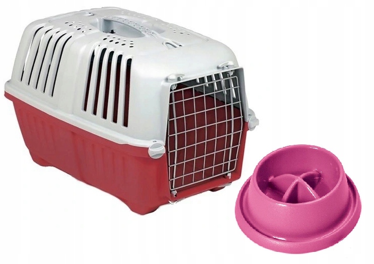 Levně Přepravka pro psa kočku Pratiko Velká miska 36x55x36 Akce