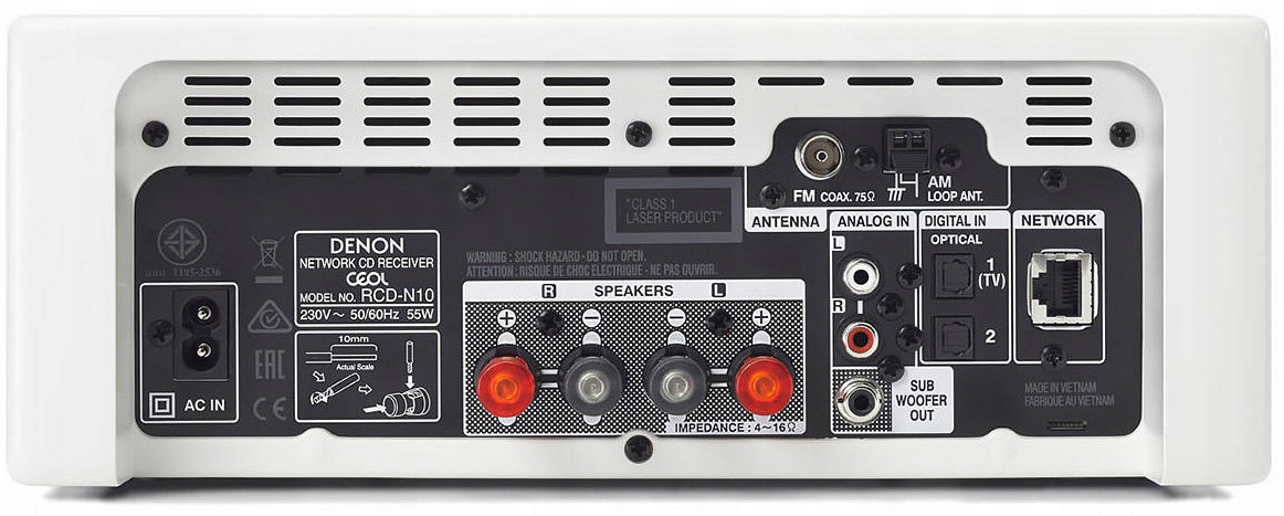 DENON RCDN-10 AMPLITUNER Z CD WILSON RAPTOR 5 Model RCDN-10