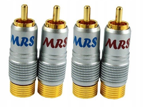 Wtyk RCA MRS-151 10mm Blister 4szt.