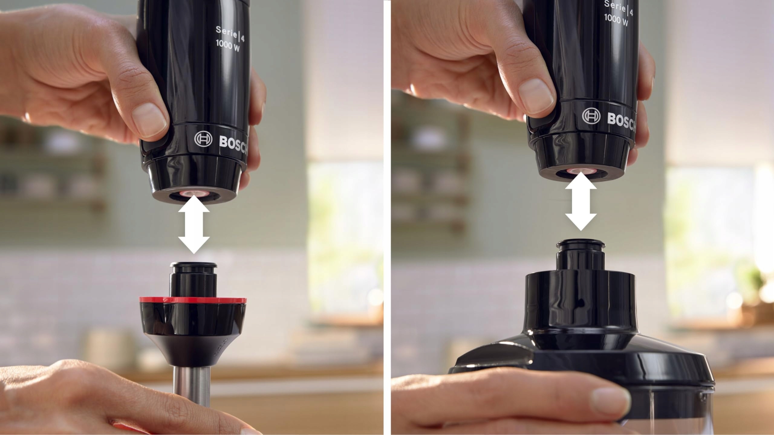 BOSCH Blender Ręczny ErgoMaster 1000W System QuattroBlade Akcesoria — miniatura 4