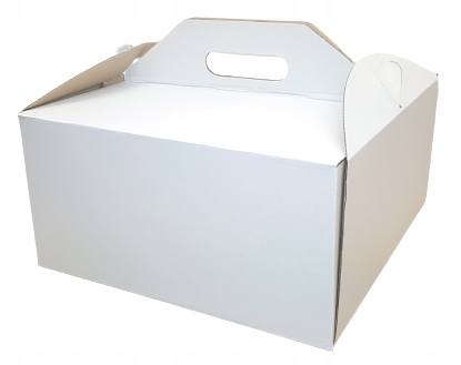 

Opakowanie Karton na Tort 30x30x15cm Białe Pudełko