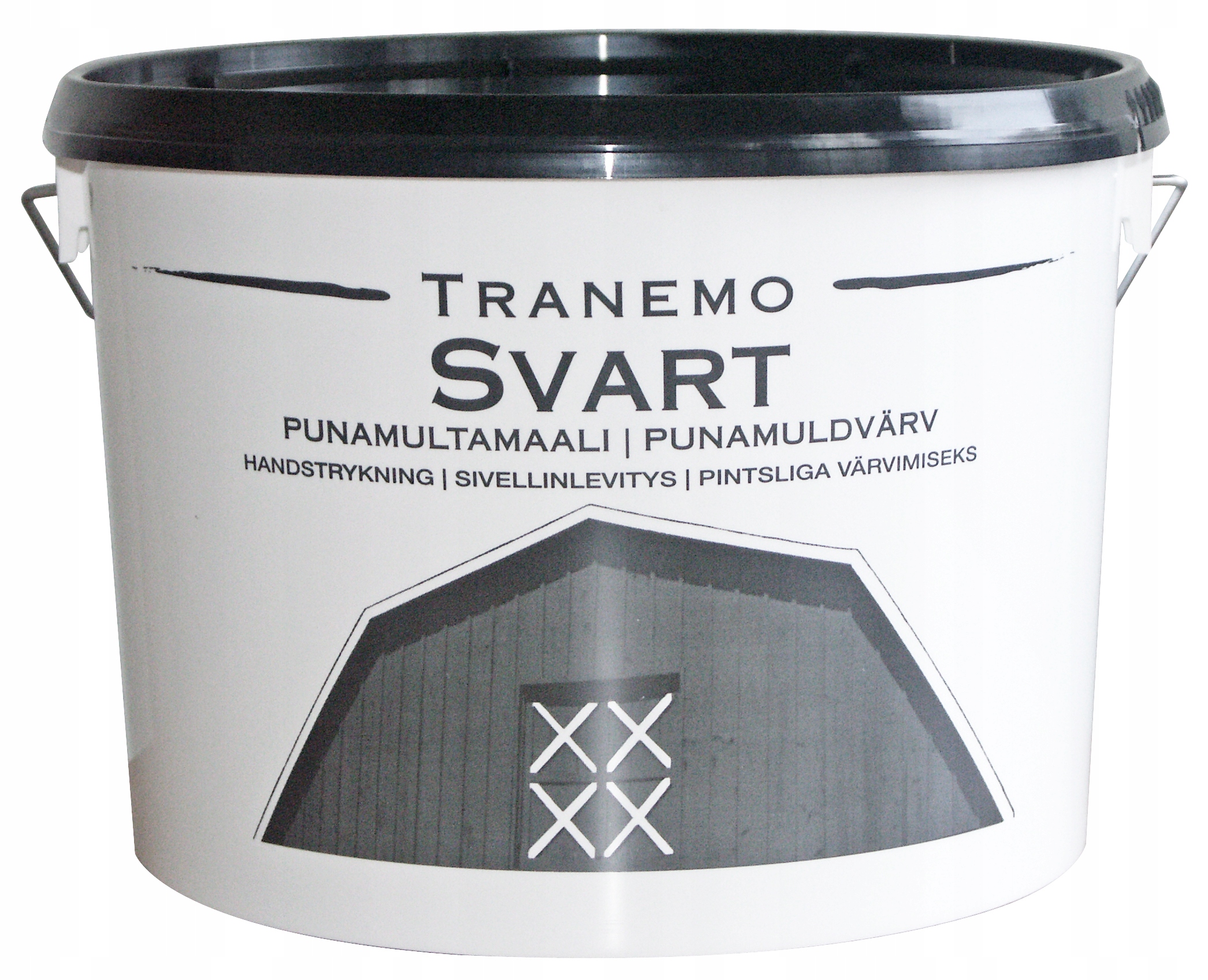 Szwedzka Farba Do Elewacji Drewnianych Czarna 10L