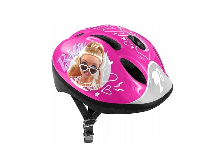 Kask rowerowy Stamp Barbie różowy rozmiar S (53-56 cm)