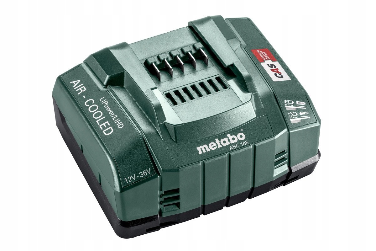

Ładowarka Asc 145, 12-36 V, Air Cooled Metabo