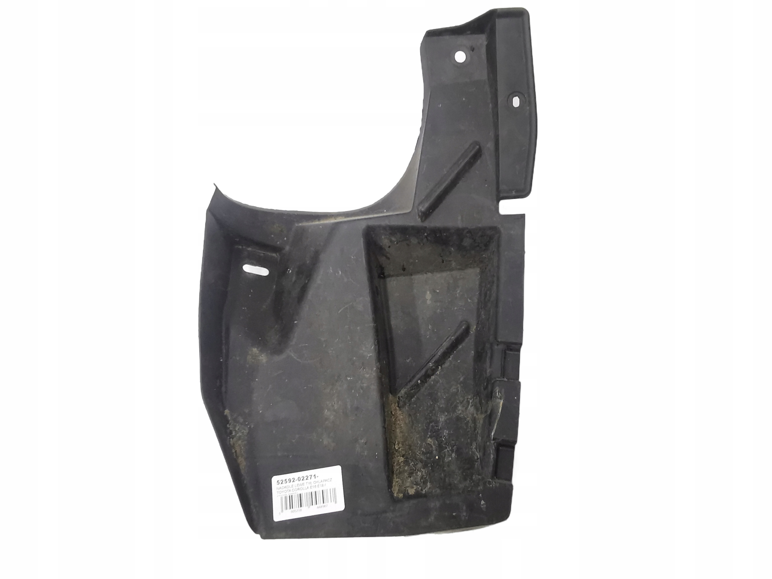 mudguard left rear part mudguard flap TOYOTA COROLLA E16 E18 / 52592-02271