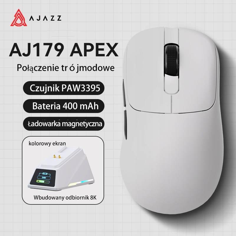 Myszka bezprzewodowa AJAZZ AJ179 APEX sensor optyczny • Cena