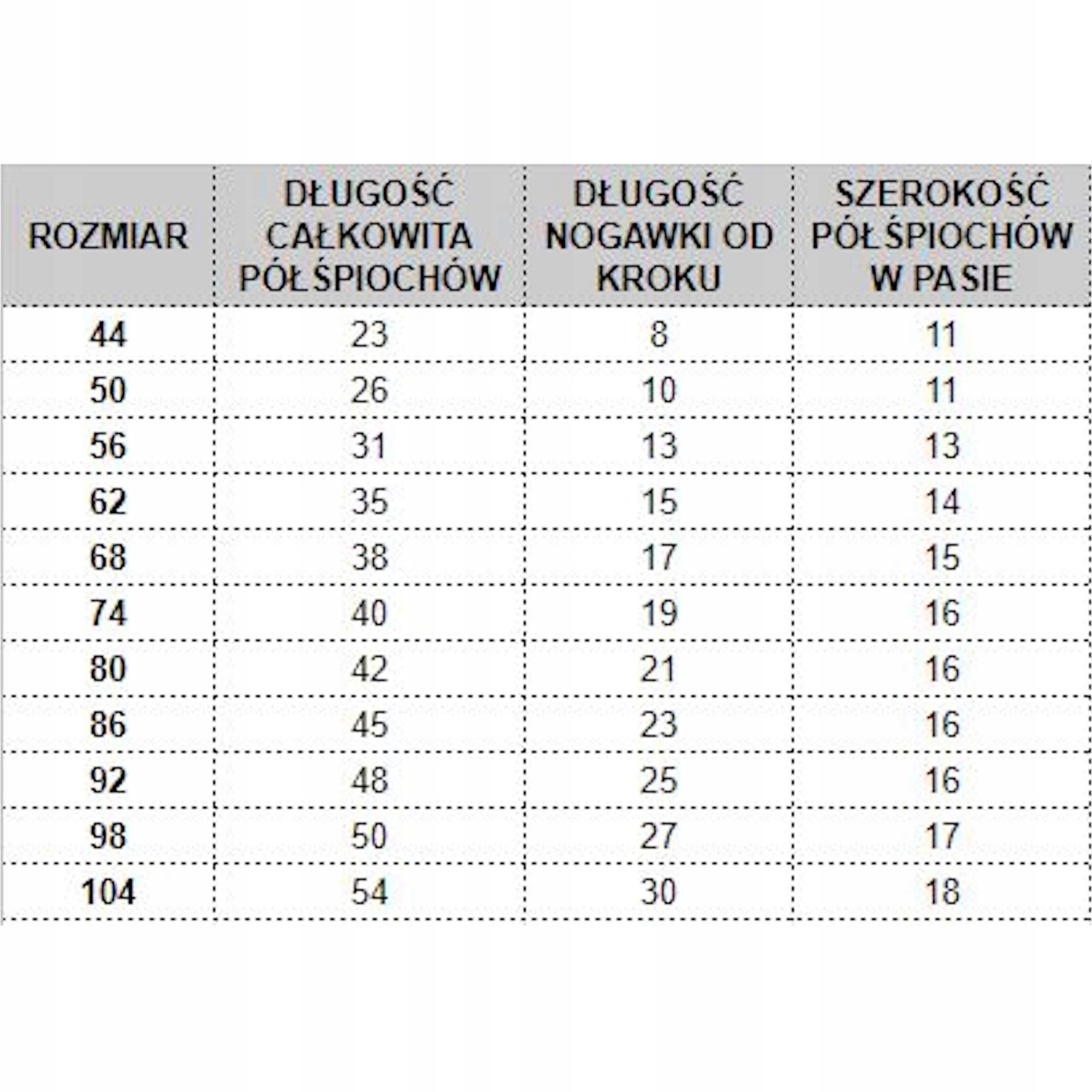 PÓŁŚPIOCHY półśpioszki 44 BEZUCISKOWE piksele Sezon wiosenny letni jesienny zimowy