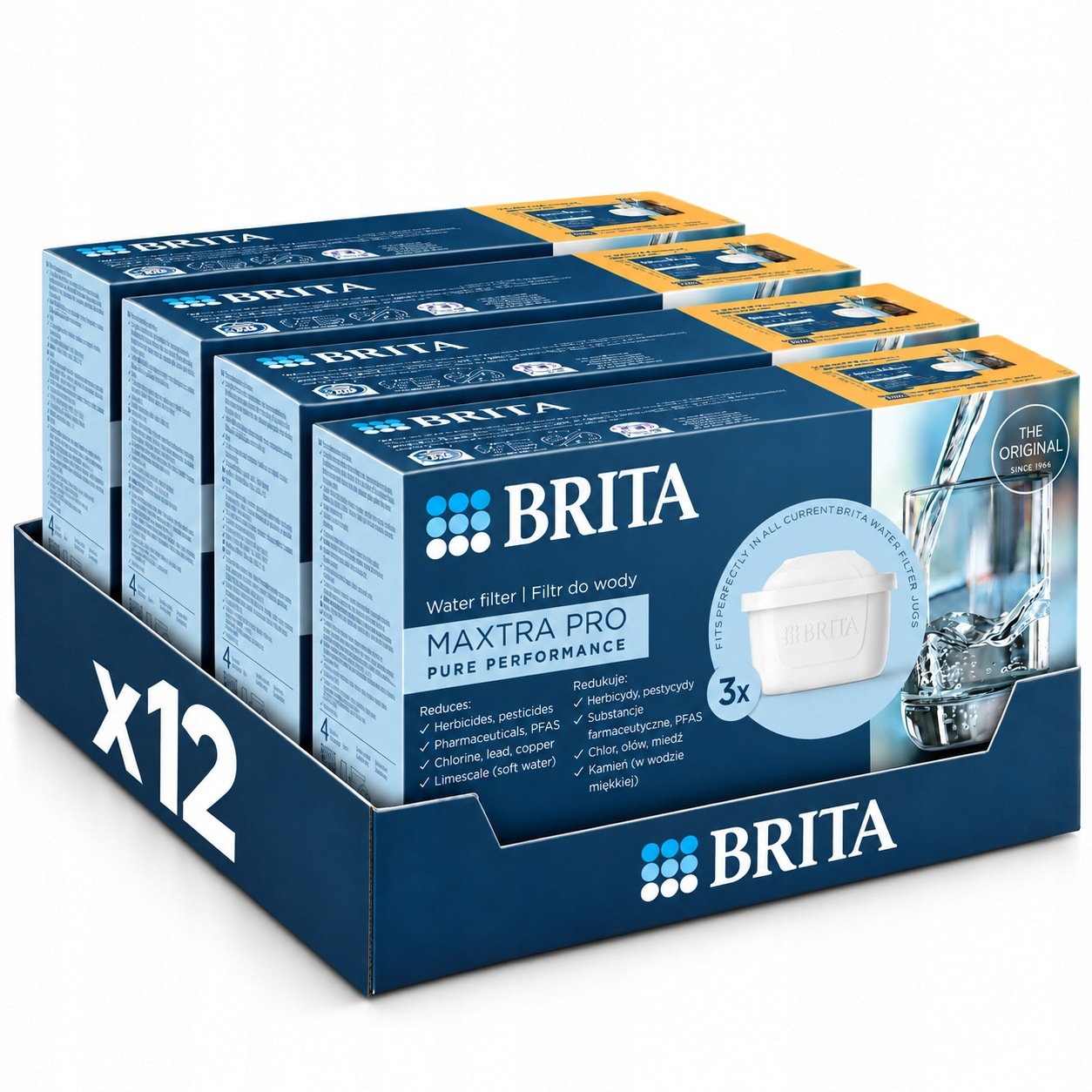 Filtrační vložka do konvice Brita Maxtra Pro Pure Performance 12 ks
