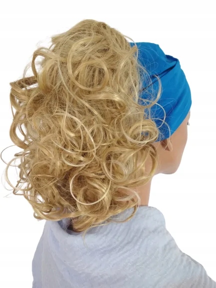 Příčesek , dopinka , mokrá italská zlatá blond mix -Nessaja wigs shop-Krakov