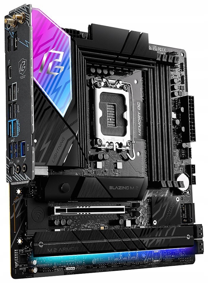 ASRock B860M Lightning WiFi Intel B860 LGA1851 4x DDR5 4x M.2 Hdm