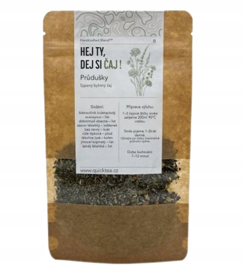 QuickTea Průdušky bylinný čaj 500 g