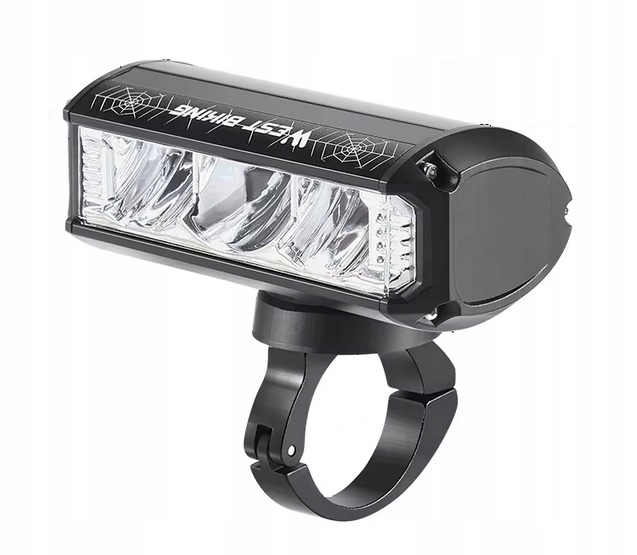 West Biking Lampa Rowerowa 1750lm 4000mAh Usb IPX4 Wodoodporna Bardzo Mocna
