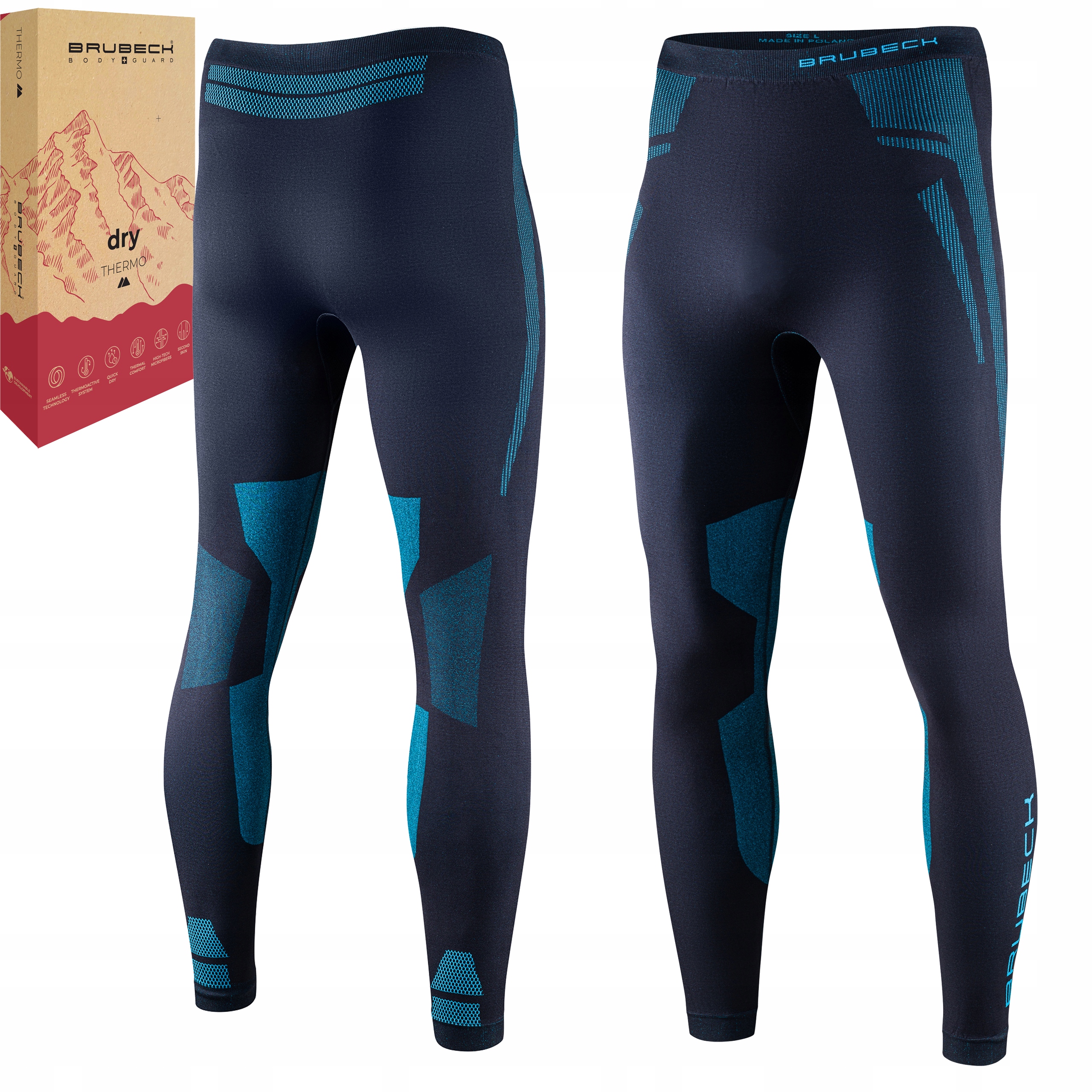 Całoroczne Getry Motocyklowe Legginsy dla motocyklisty kalesony Brubeck-2XL