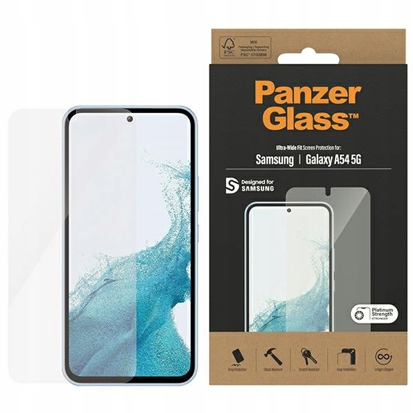 Tvrzené sklo pro Samsung Galaxy A54 PanzerGlass Ultra-Wide Fit
