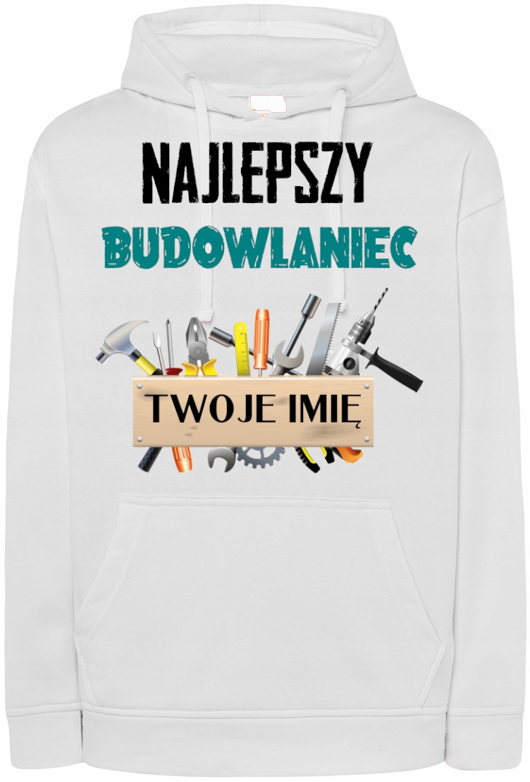 Mikina Nejlepší stavitel Tvé jméno 3XL