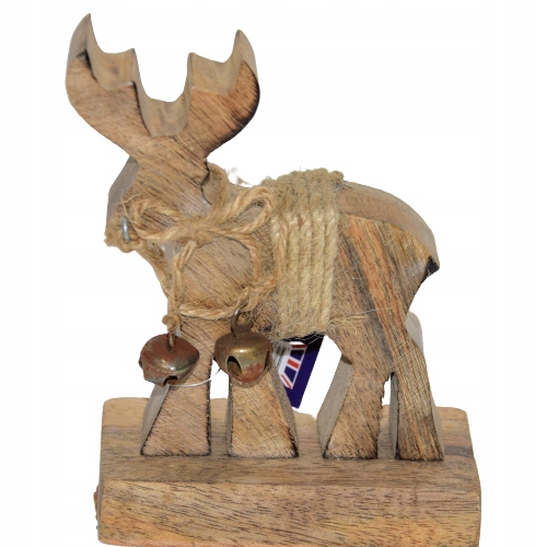 

Figurka Z Drewna Renifer 14x10x5cm