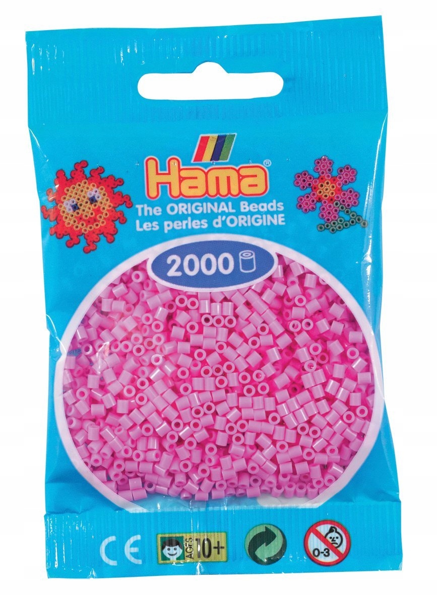 

Koraliki Hama Mini 2000 501-48 Kolor Róż Pastelowy