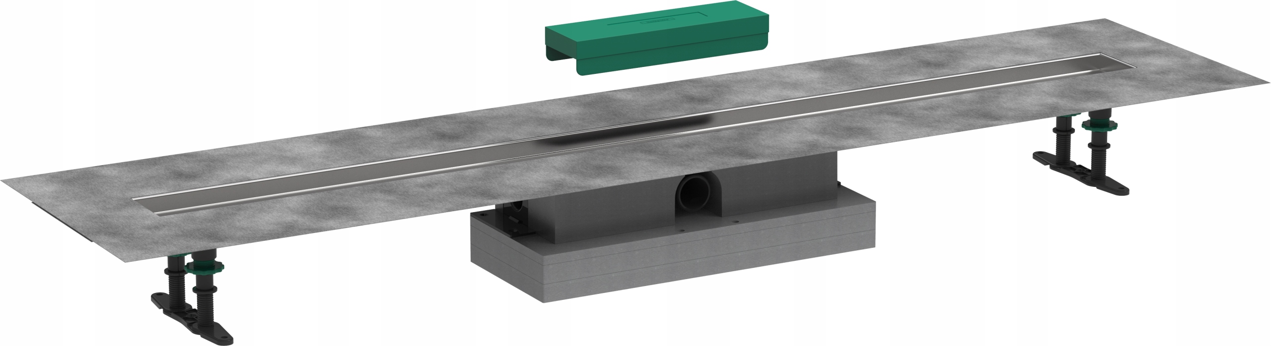 Hansgrohe uBox universal zestaw do odpływów liniowych niski 120 cm 56021180