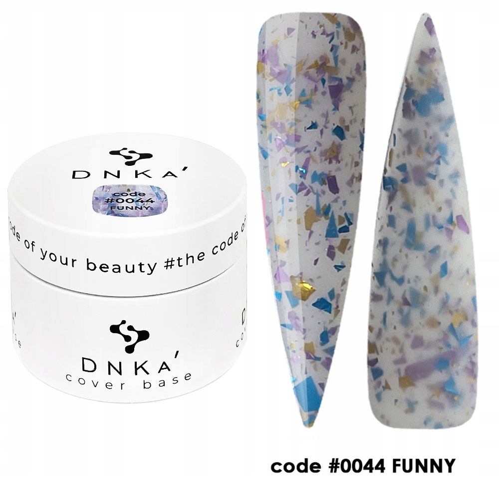 Rubber Base French Cover DNKa Barevná báze 30 ml #0044 Funny