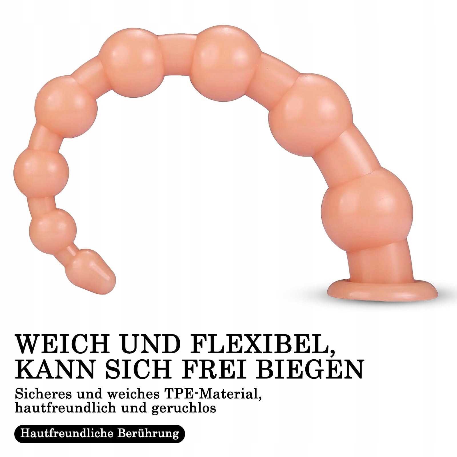 BDSMYEE Długie Kulki Analne Analplug Dildo Do Fistingu Zabawki Erotyczne — miniatura 4