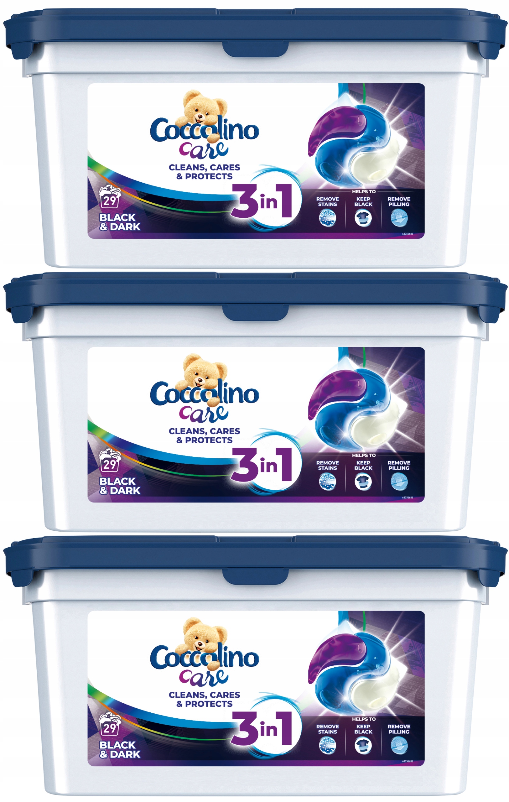

Coccolino Care Black Kapsułki Prania Czarne 87szt