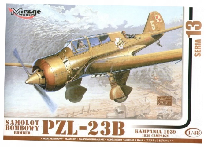 Samolot Bombowy PZL-23B Kampania 1939 Seria 13