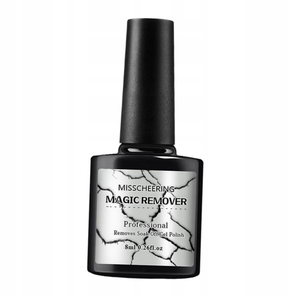 2X 8ml lakier do paznokci Burst Quick Soak Kolor Bezbarwny