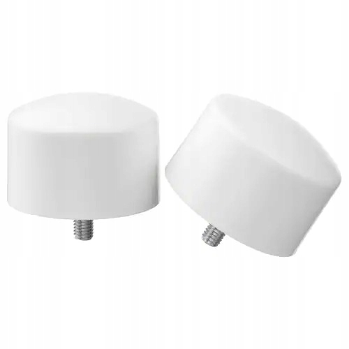 KOŃCÓWKA DO KARNISZA RAFFIG BIAŁA 1 PARA