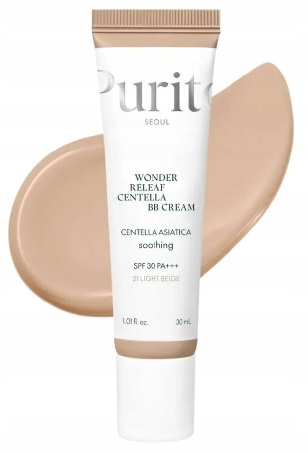 PURITO Cica Clearing BB Cream Krem BB #21 Light Beige SPF 30