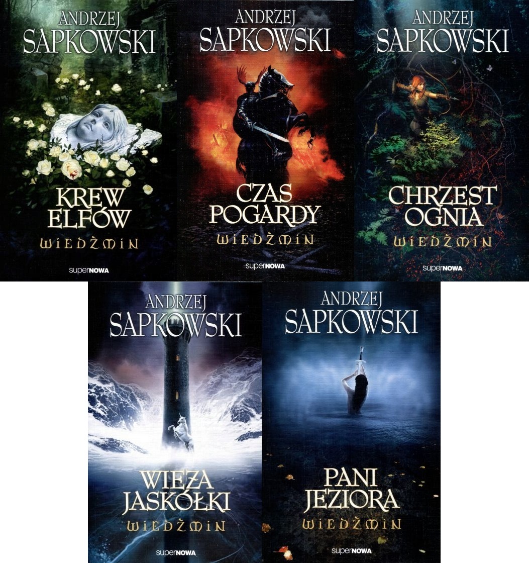 

Pakiet Saga o Wiedźminie Tom 1-5 Andrzej Sapkowski