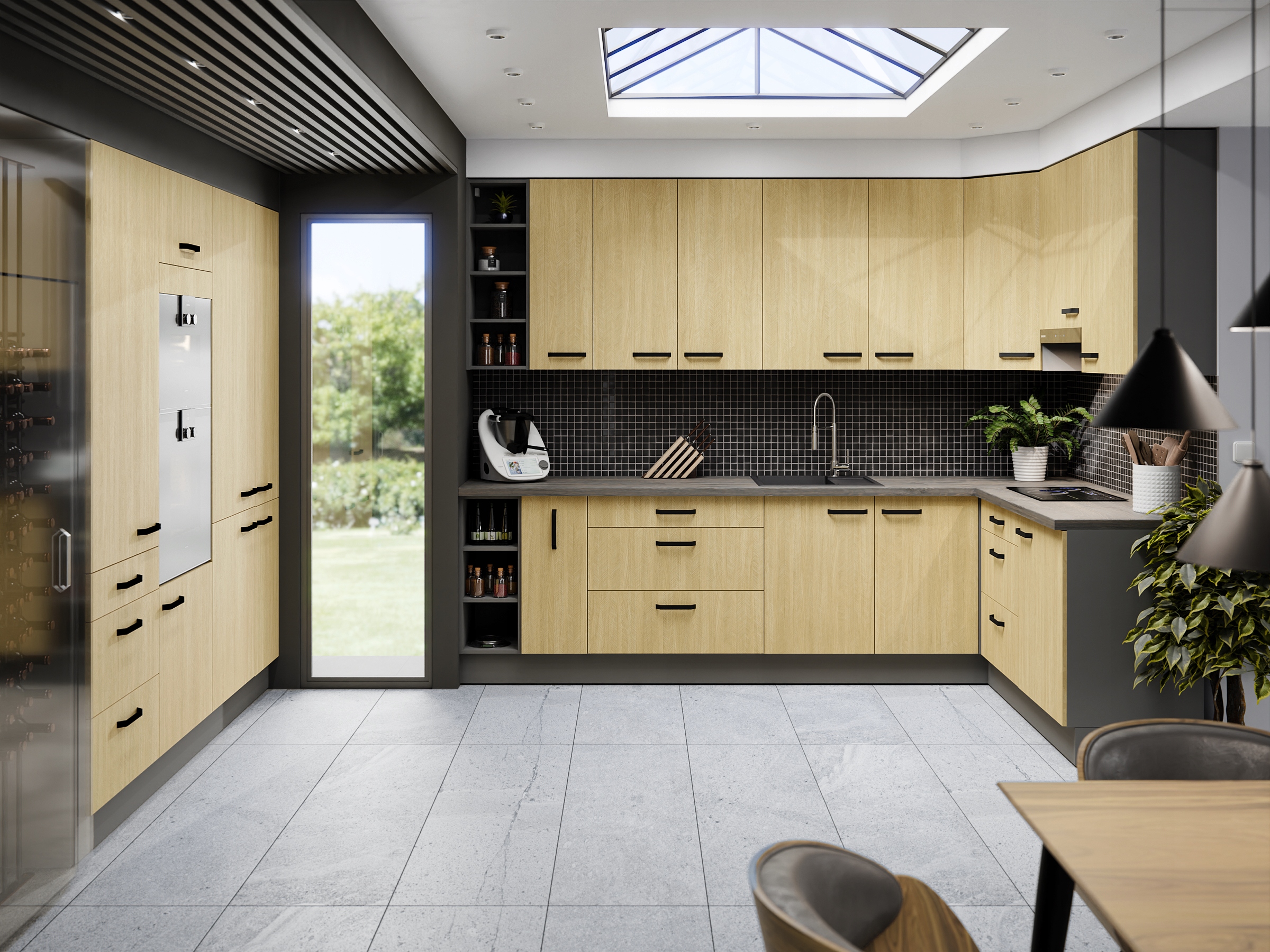 szafka kuchenna górna 50 cm wzór JODEŁKA Szerokość mebla 50 cm