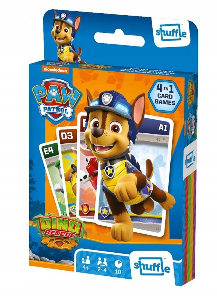 SHUFFLE GRA KARCIANA PAW PATROL 4W1