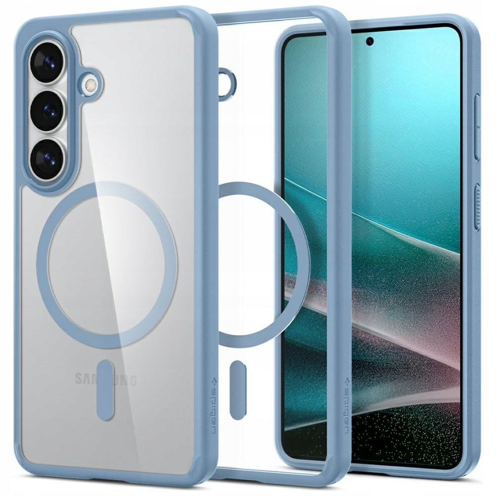 Pouzdro Spigen Ultra Hybrid Mag MagSafe pro Samsung Galaxy S26+ světle modré